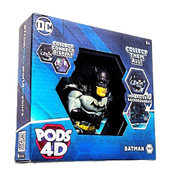 WOW! PODS 4D BATMAN #417 Collectable Figure (DC) Hex Pod Connectable Display NEW - Picture 1 of 5